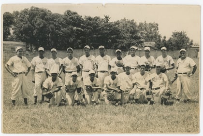Vintage Scarce Original Photo 20th C. Baseball Team