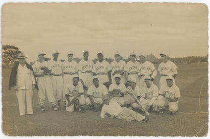 Vintage Scarce Original Photo 20th C. Baseball Team