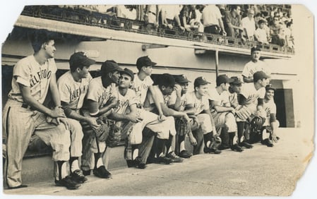 Vintage Scarce Original Photo 20th C. Baseball Team