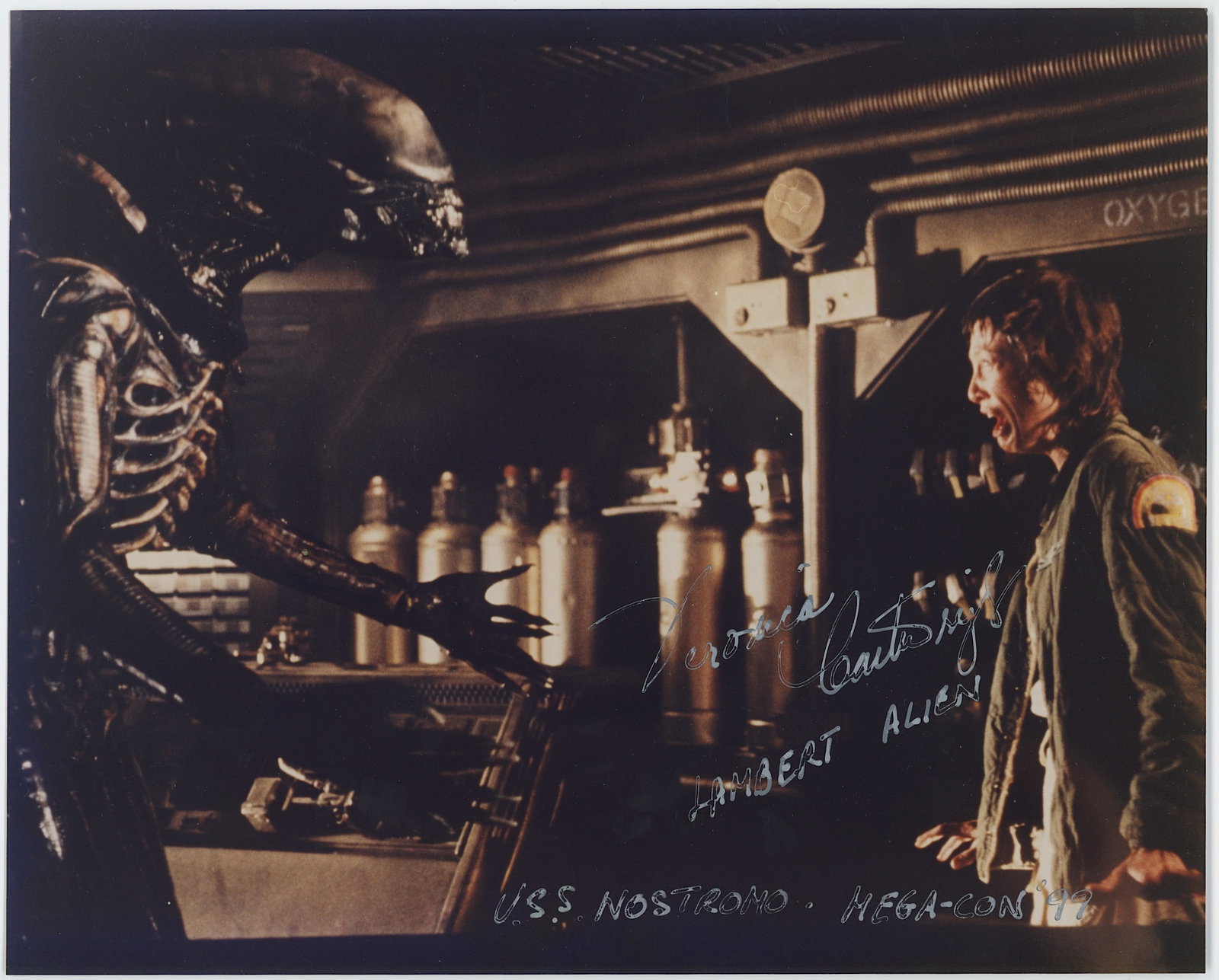 Vintage Photo Movie ALLIENS 1986 with Autograph: The provenance of this lot is from a quality collector in South Florida. Please see all the included images to read all related information. We have included quality images to show it's actual conditi