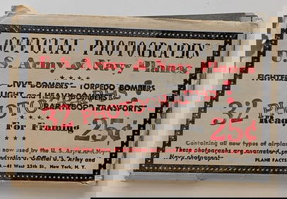 Vintage Official Photographs U.S. Army & Navy Planes Fighters, Dive Bombers
