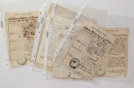 Antique Ca. 1870s Cuban Military Ephemera - Ejercito de Ultramar