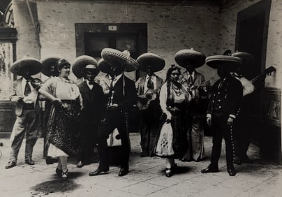 Vintage Photo Mariachis de Cuerdas - Gabriela Mendoza - Mexico