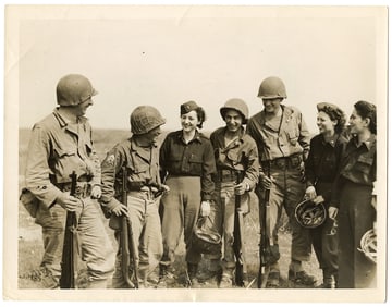 Vintage Original U.S. Military Photo Iconic 1940s WW2 Era