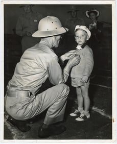 Vintage Original U.S. Military Photo Iconic 1940s WW2 Era