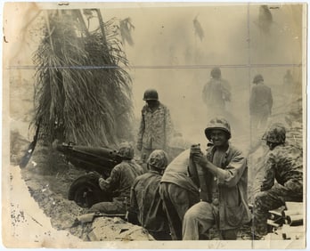 Vintage Original U.S. Military Photo Iconic 1940s WW2 Era