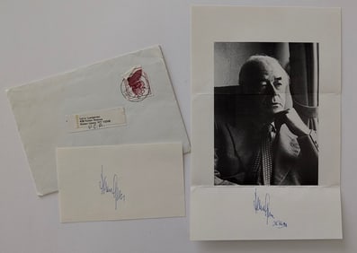 ALBERT SPEER (1905-1981) German Architect Signed & Autographed Card