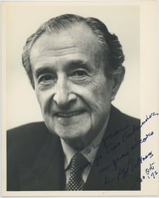 Vintage Portrait Photo Dedicated to Mr. Fernandez