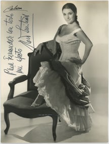 Vintage 1976 Photo by Cabrera of MARIA CALLAS Signed Photographer