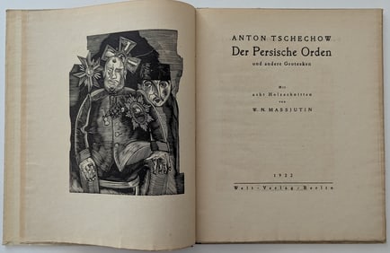 Der Persische Orden und andere Grotesken, 1922