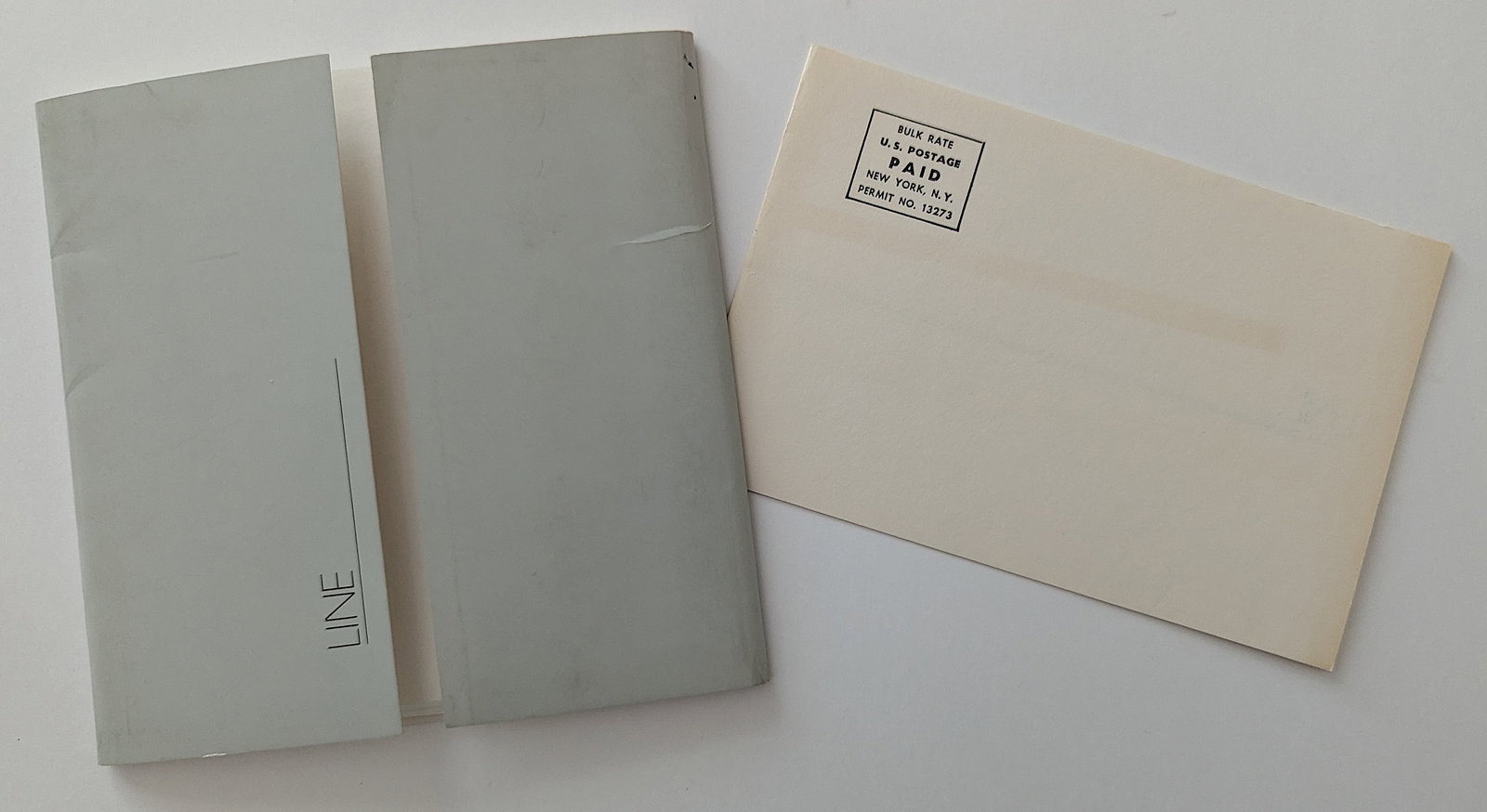 Art Ephemera LINE Guest Director Janet Kardon, 1976: The provenance of this lot is from the estate of a deceased formal art collector/curator in Miami, FL. We have included quality images to show it's actual condition. This lot is located in Boca Raton,