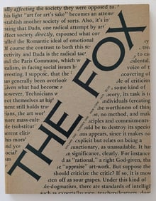 THE FOX Volume One, Number One, 1975