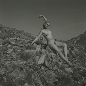 ANDRÉ DE DIENES Vintage Photo 1950s-1960s Nude Study