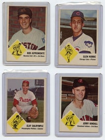 Vintage 1963 Set with 4  Topps Baseball Cards