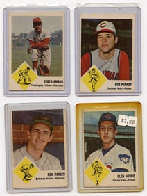 Vintage 1963 Set with 4  Topps Baseball Cards