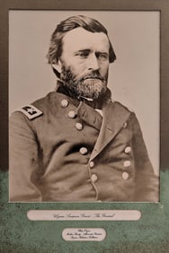 Vintage Print Photograph Portrait Gen. ULYSSES SIMPSONS GRANT