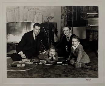 Family Portrait HELMUT ZACHARIAS Photogravure in 1950s by STEIN