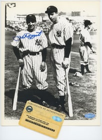 RIZZUTO & DiMAGGIOCertified Autographed Photo Baseball