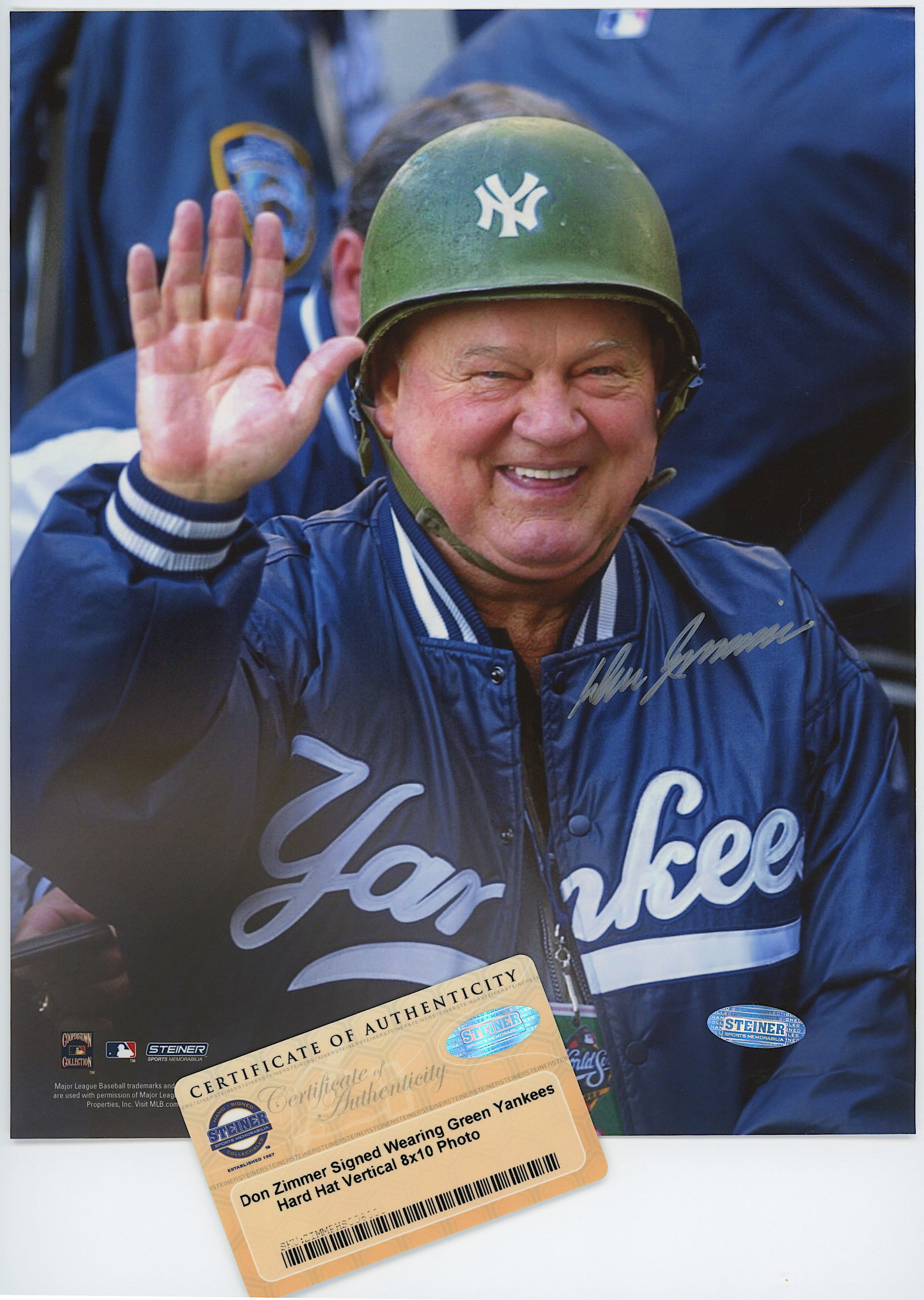 DON ZIMMER Certified Signed Autographed Sports Photo Yankees: The dimensions are Approx. 10" x 8" . This lot is coming from the estate of a collector in South Florida. We have included quality images to show it's actual condition. This lot is located in Boca Rat