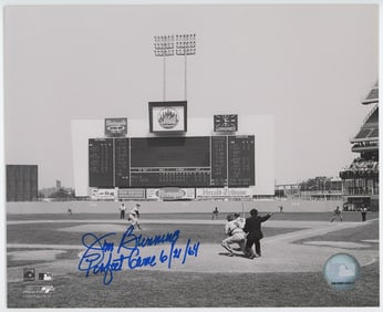 JIM BUNNING Signed Autographed Sports Baseball Photo