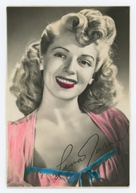 1940s Lana Turner Publicity Color Photo