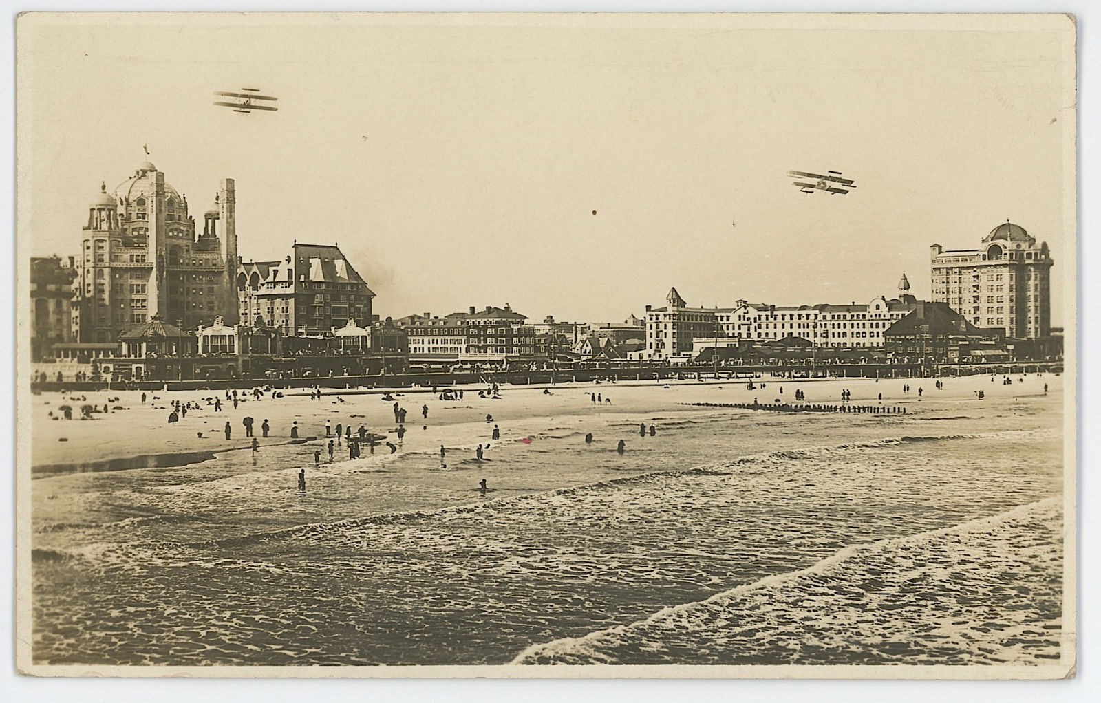 Antique / Vintage Photo Postcard Atlantic City Airshow (1 of 2)