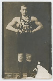 WRESTLER WRESTLING WORLD CHAMPION LURICH WITH MEDALS