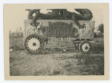 Vintage Photo Circus Parade Wagon The Golden Age Of Chivalry