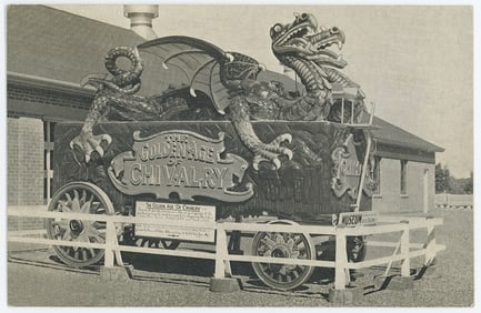 Vintage PC Circus Parade Wagon The Golden Age Of Chivalry