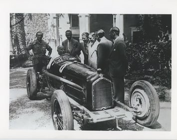 Quality Photogravure Print Repro. Pioneers Car Racing in 1932