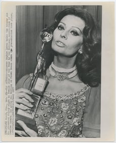 SOPHIA LOREN Vintage Original Iconic Press Photo from Epoch