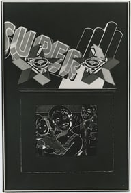 PETER PHILLIPS Vintage Original Glossy Gelatin Print (c. 1960s) POP Art