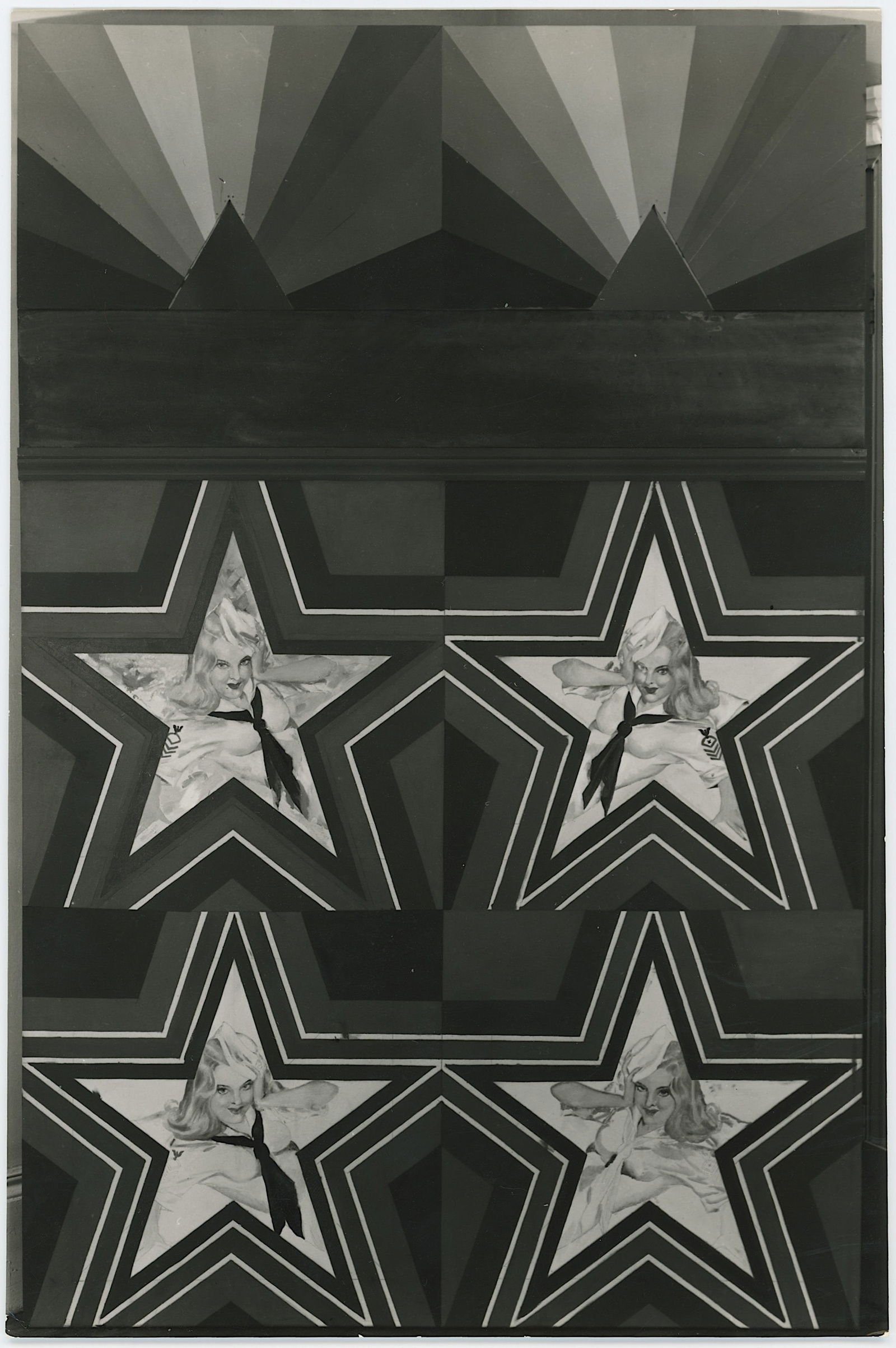 PETER PHILLIPS Vintage Original Glossy Gelatin Print (c. 1960s) POP Art: Peter Phillips - British (1939-2025) was born in Birmingham, England, and studiedat the Birmingham College of Art and at the Royal College of Art (RCA). Phillips emerged as one of the leading figures