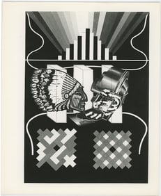 PETER PHILLIPS Vintage Original Glossy Gelatin Print (c. 1960s) POP Art
