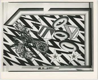 PETER PHILLIPS Vintage Original Glossy Gelatin Print (c. 1960s) POP Art