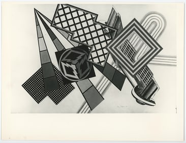 PETER PHILLIPS Vintage Original Glossy Gelatin Print (c. 1960s) POP Art