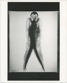 Arnulf Rainer Vintage Original Glossy Gelatin Print (c. 1960s)