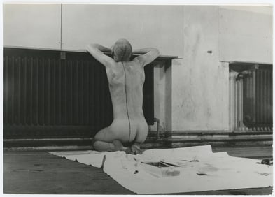 GUNTER BRUS Vintage Original Glossy Gelatin Print (c. 1960s)