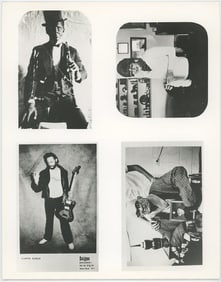 4 ARTISTS  Vintage Original Glossy Gelatin Print