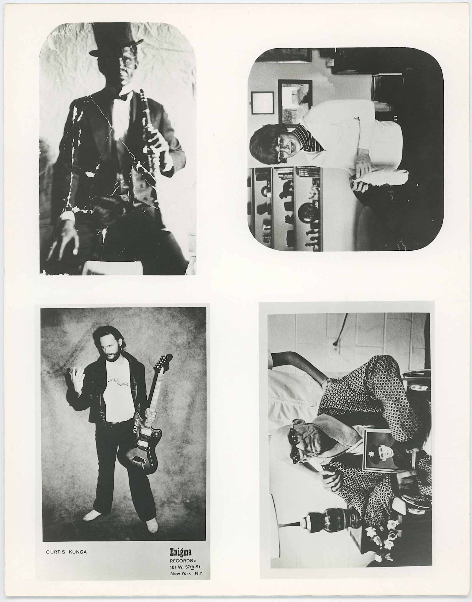 4 ARTISTS  Vintage Original Glossy Gelatin Print (1 of 2)