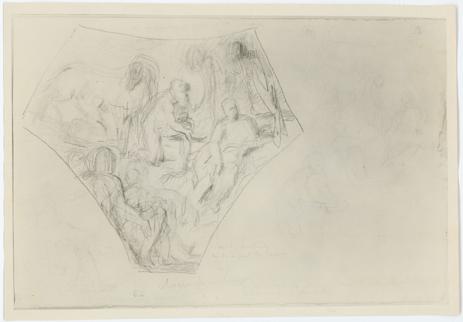 DELACROIX Vintage Original Glossy Gelatin Print (c. 1960s) (1 of 3)