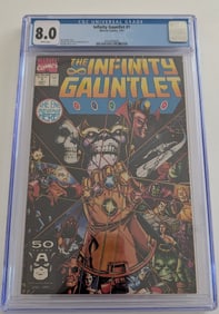 Infinity Gaunlet #1 Marvel Comics, 7/91 - CGC Graded 8.0
