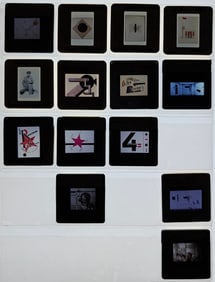 Unique Museal Set of Original 20th C. 35mm Art Slides LISSITZKY