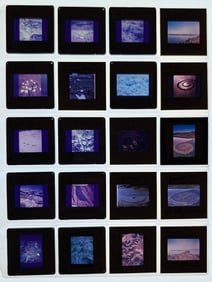 Unique Museal Set of Original 20th C. 35mm Art Slides ROBERT SMITHSON