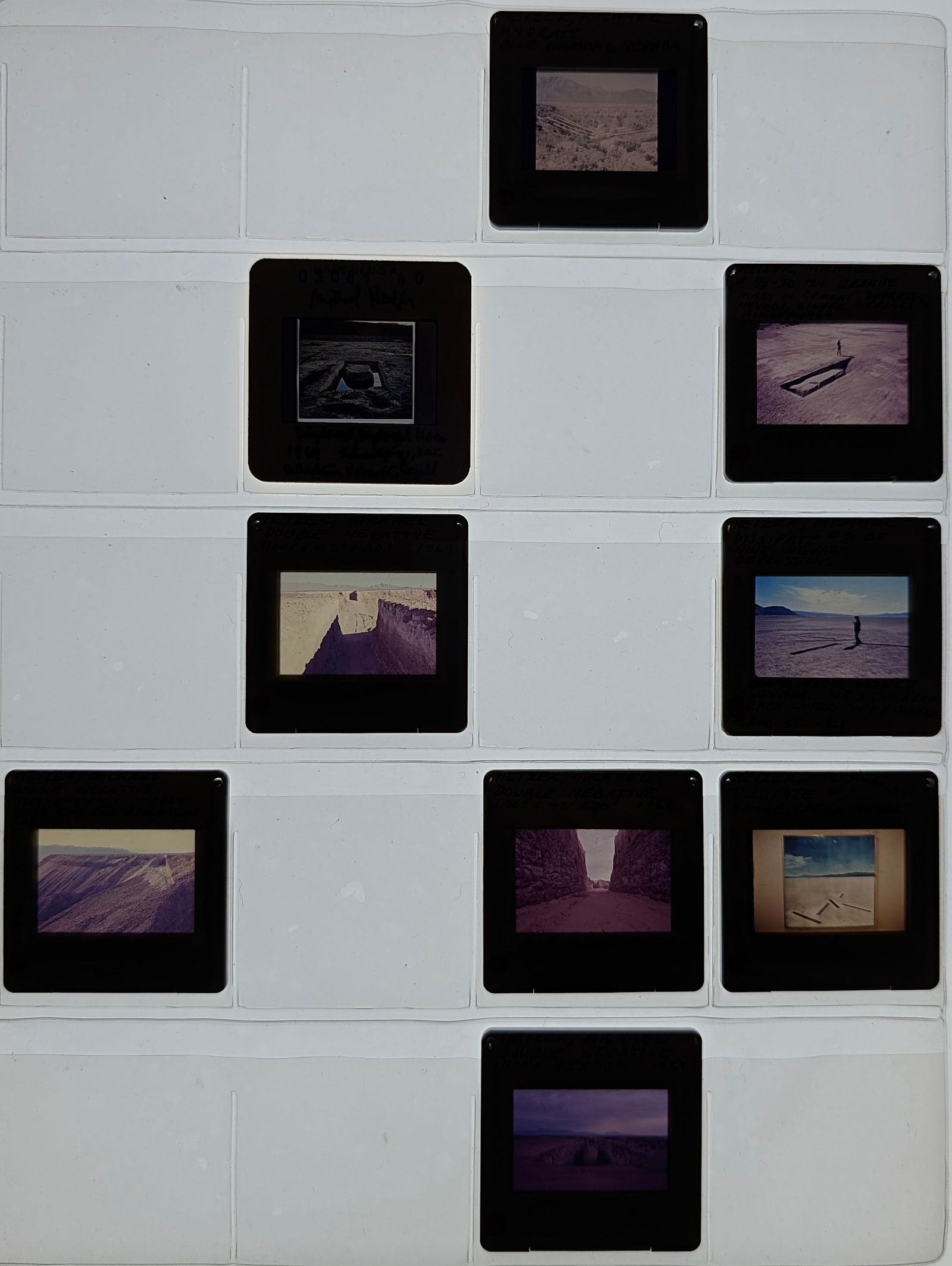 Unique Museal Set of Original 20th C. 35mm Art Slides HEIZER MICHAEL (1 of 2)