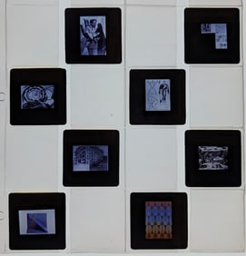 Unique Museal Set of Original 20th C. 35mm Art Slides BALLA