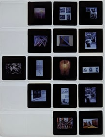 Unique Museal Set of Original 20th C. 35mm Art Slides BALLA