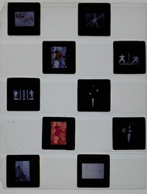 Unique Museal Set of Original 20th C. 35mm Art Slides SCHLEMMER