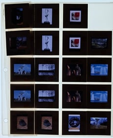 Unique Museal Set of Original 20th C. 35mm Art Slides NOGUCHI