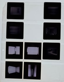 Unique Museal Set of Original 20th C. 35mm Art Slides MICHAEL ASHER